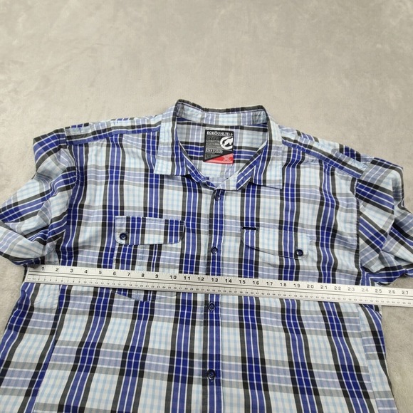 Ecko Unltd Plaid Button Down Shirt Long Sleeve Casual 3XL - Picture 9 of 14